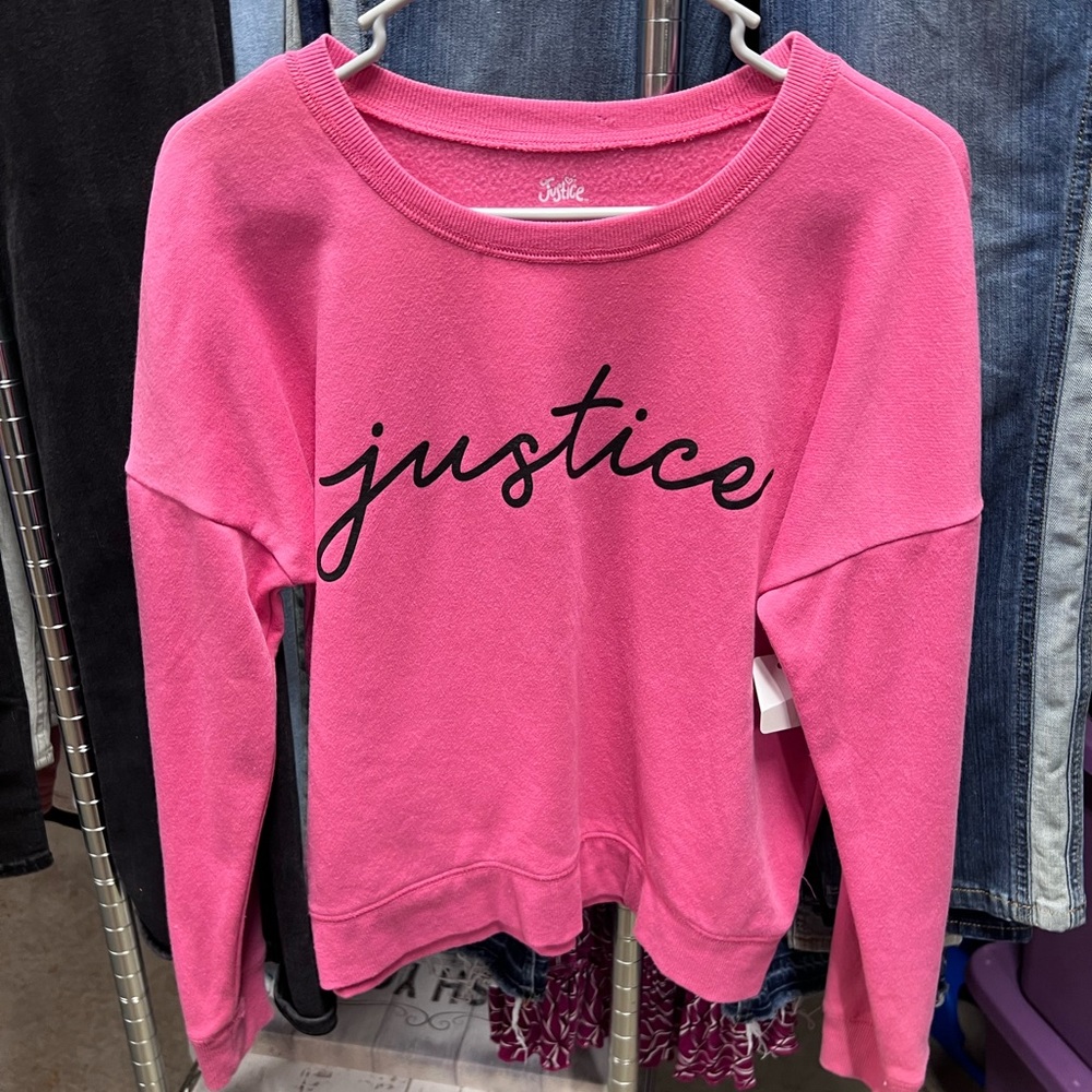 Girls Justice sweatshirt size XL